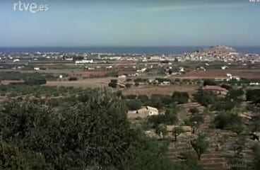 Vista de Dénia en los años 50. RTVE.