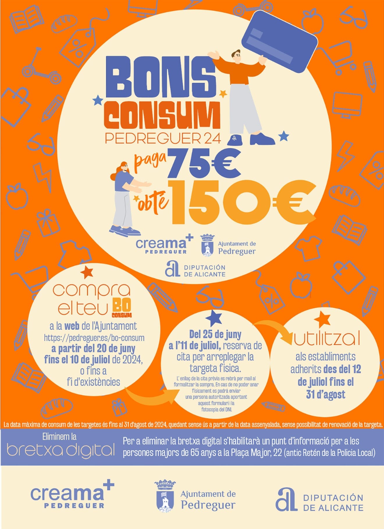 Campaña de Bonos de Consumo de Pedreguer