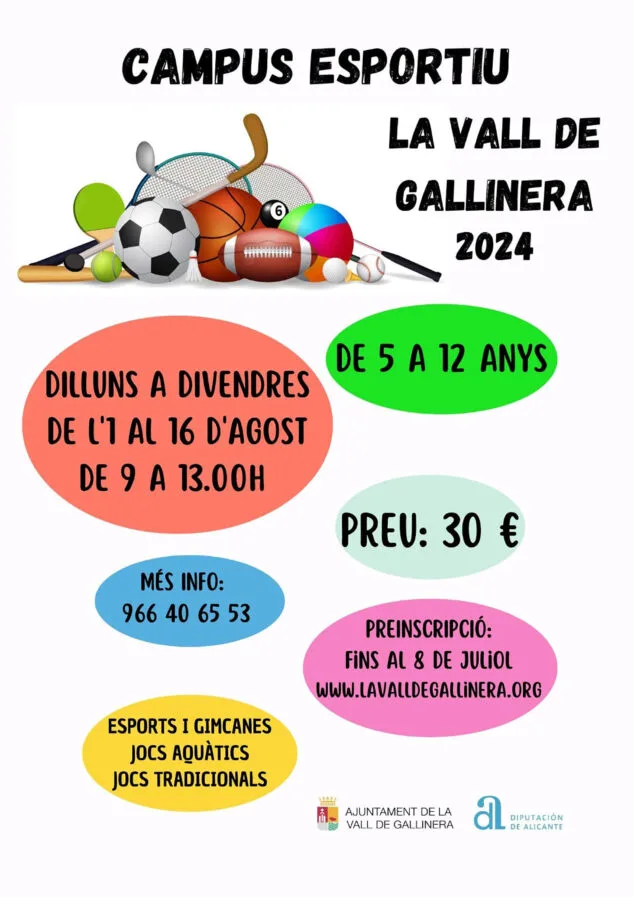 Imagen: Campus esportiu Vall de Gallinera 2024