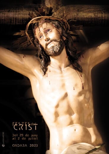 Cartel de las Fiestas del Cristo de Ondara en 2023