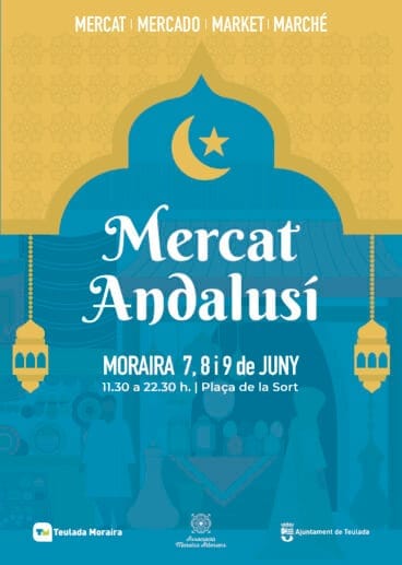 Cartel del Mercado andalusí de Moraira 2024