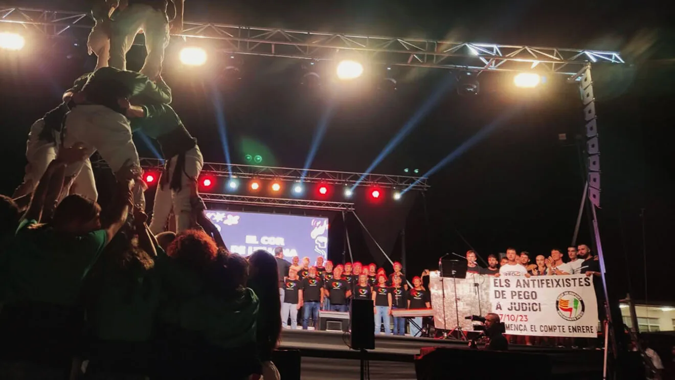 Concierto en apoyo a los 14 jóvenes encausados de Pego