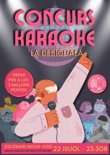 Concurso de karaoke de las Fiestas de Sant Jaume 2024