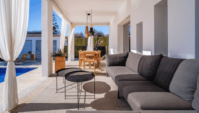 disfruta en esta villa de una terraza ideal