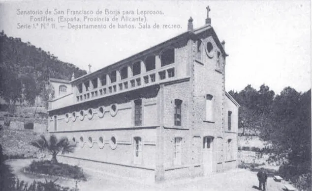 edificio de banos en 1924 foto del libro fontilles el modelo valenciano de colonia sanitaria