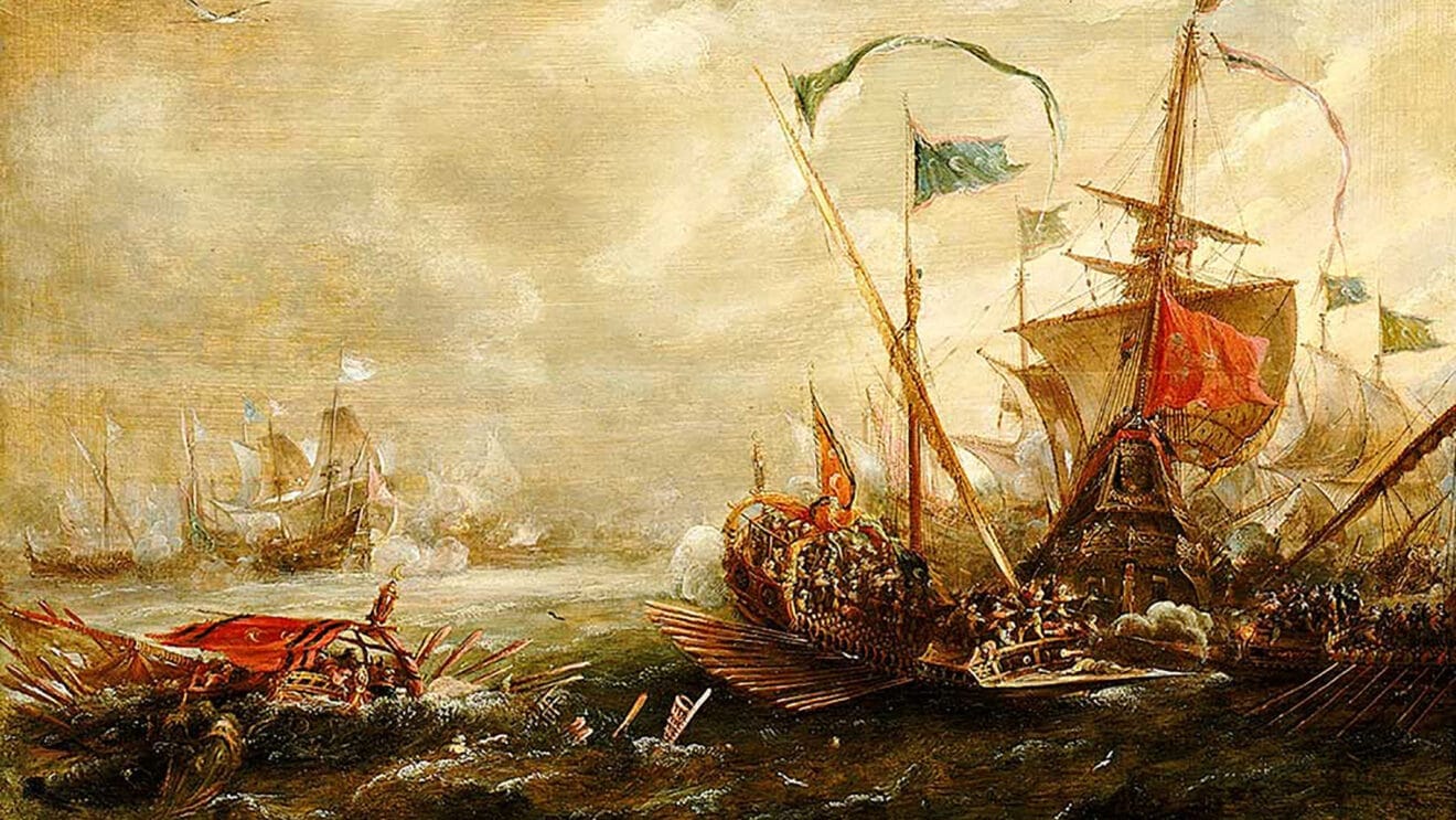 Galeón español contra galeras berberiscas. National Maritime Museum. dest