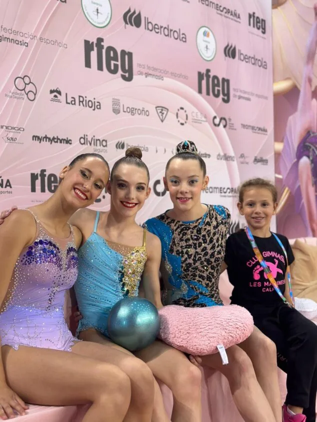 Imagen: Gimnastas del CG Calp