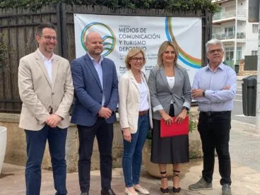 Alcaldes y Consellera en la Jornada Medios de Comunicación y Turismo deportivo en Xàbia
