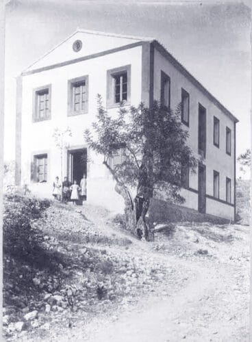 La Hospedería hacia 1907 –  Foto del libro ‘Fontilles. El modelo valenciano de colonia sanitaria’