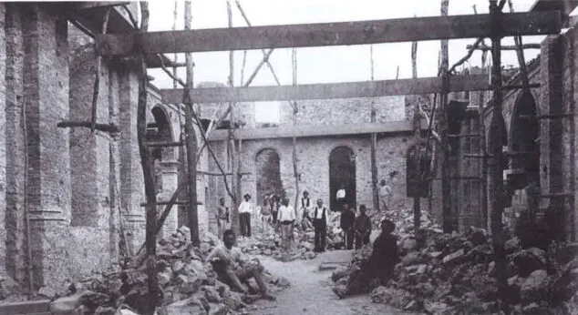 la iglesia en construccion 1911 foto del libro fontilles el modelo valenciano de colonia sanitaria