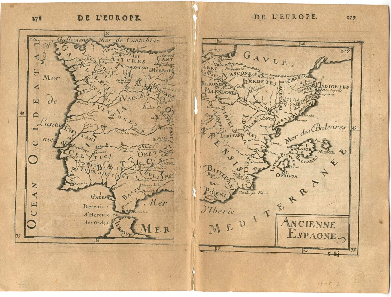 Mapa de la costa española entre 1600 y 1700. Instituto Geográfico Nacional.