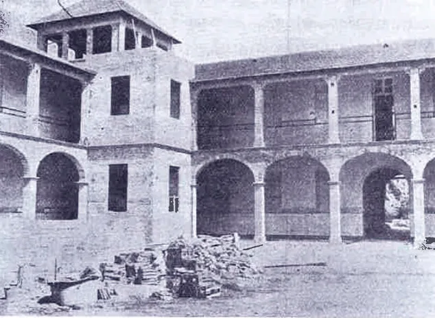 pabellon padre ferris en construccion imagen del libro fontilles el modelo valenciano de colonia sanitaria