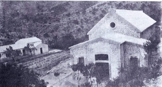 pabellon virgen de los desamparados en 1907 foto del libro fontilles el modelo valenciano de colonia sanitaria