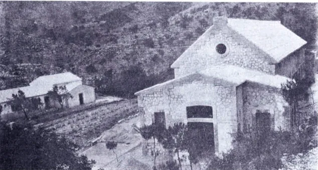 pabellon virgen de los desamparados en 1907 foto del libro fontilles el modelo valenciano de colonia sanitaria