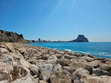 Piedras del dique de la escollera de Puerto Blanco de Calp