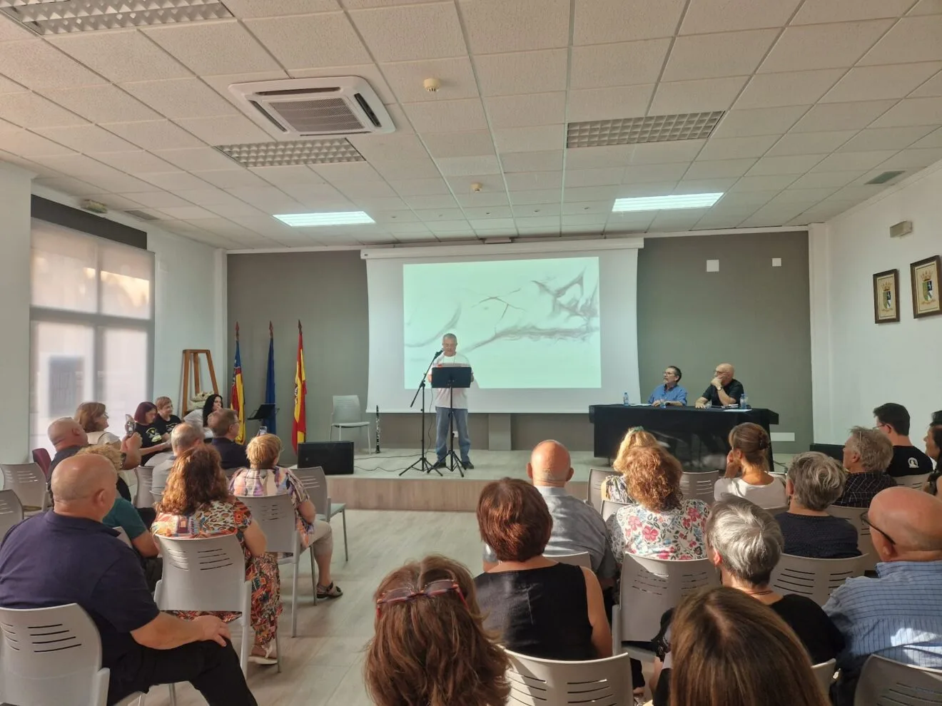 Presentación de la litografía de Joan Castejón