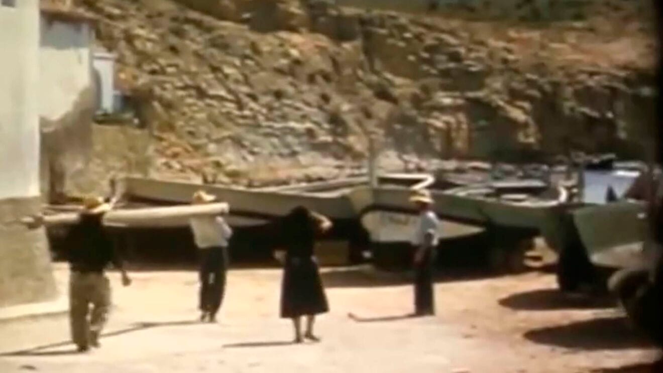 Puerto de Moraira en los años 50