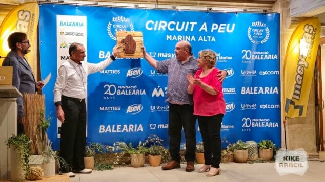 Imagen: Reconocimiento a Kike Aracil