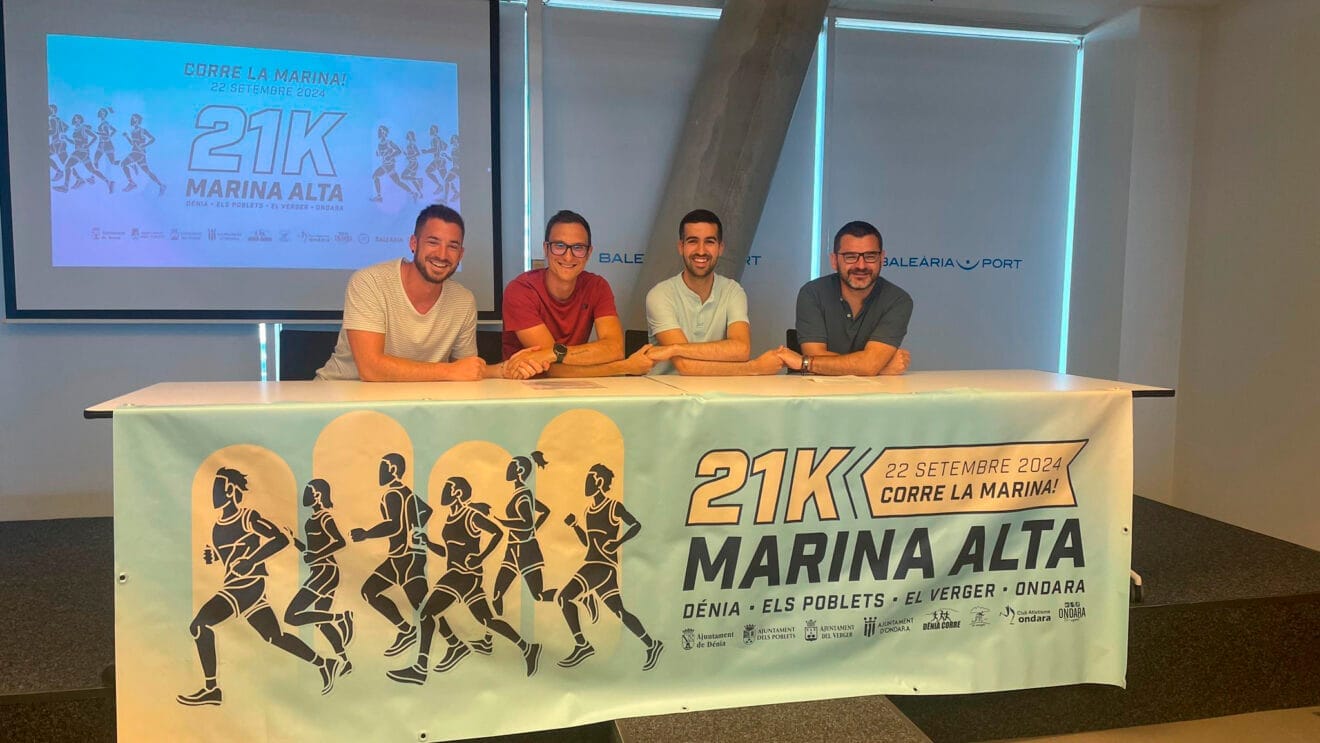 Representantes del área de Deportes de Ondara, El Verger, Dénia y Els Poblets