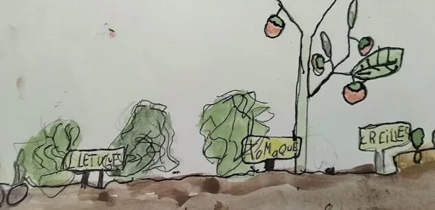 Imagen: Trabajo del del CEIP Pou de la Muntanya