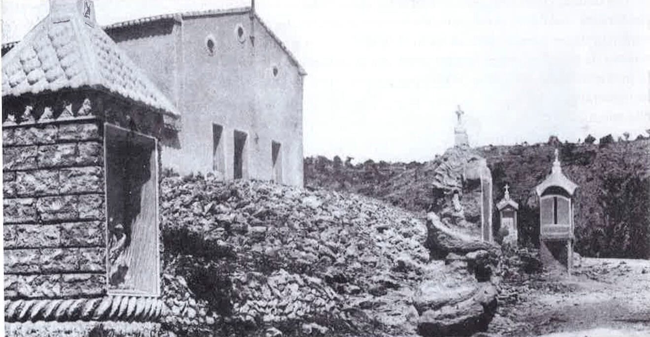 Vía Crucis desaparecido de Fontilles -  Imagen del libro 'Fontilles. El modelo valenciano de colonia sanitaria'