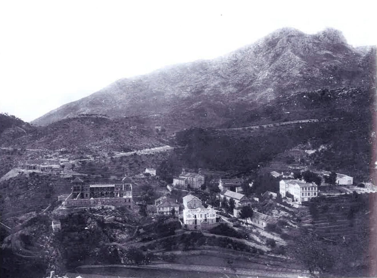 Vista del recinto hacia 1927 -  Foto del libro 'Fontilles. El modelo valenciano de colonia sanitaria'