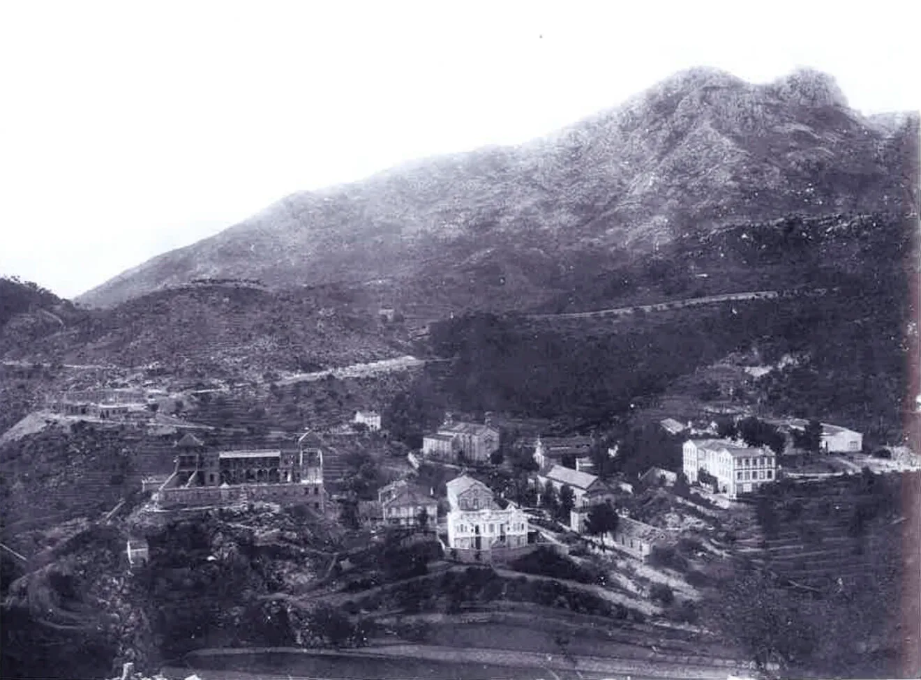 Vista del recinto hacia 1927 -  Foto del libro 'Fontilles. El modelo valenciano de colonia sanitaria'