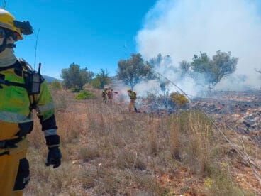 Bomberos Forestales en Xaló
