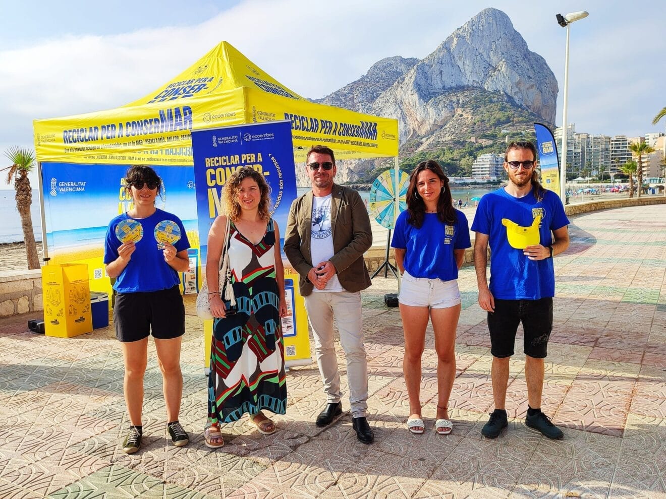 Campaña 'Reciclar para ConserMar' en Calp