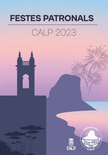 Cartel de las fiestas patronales de Calp de 2023