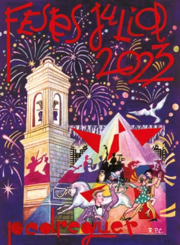 Cartel de las fiestas patronales de Pedreguer de 2023