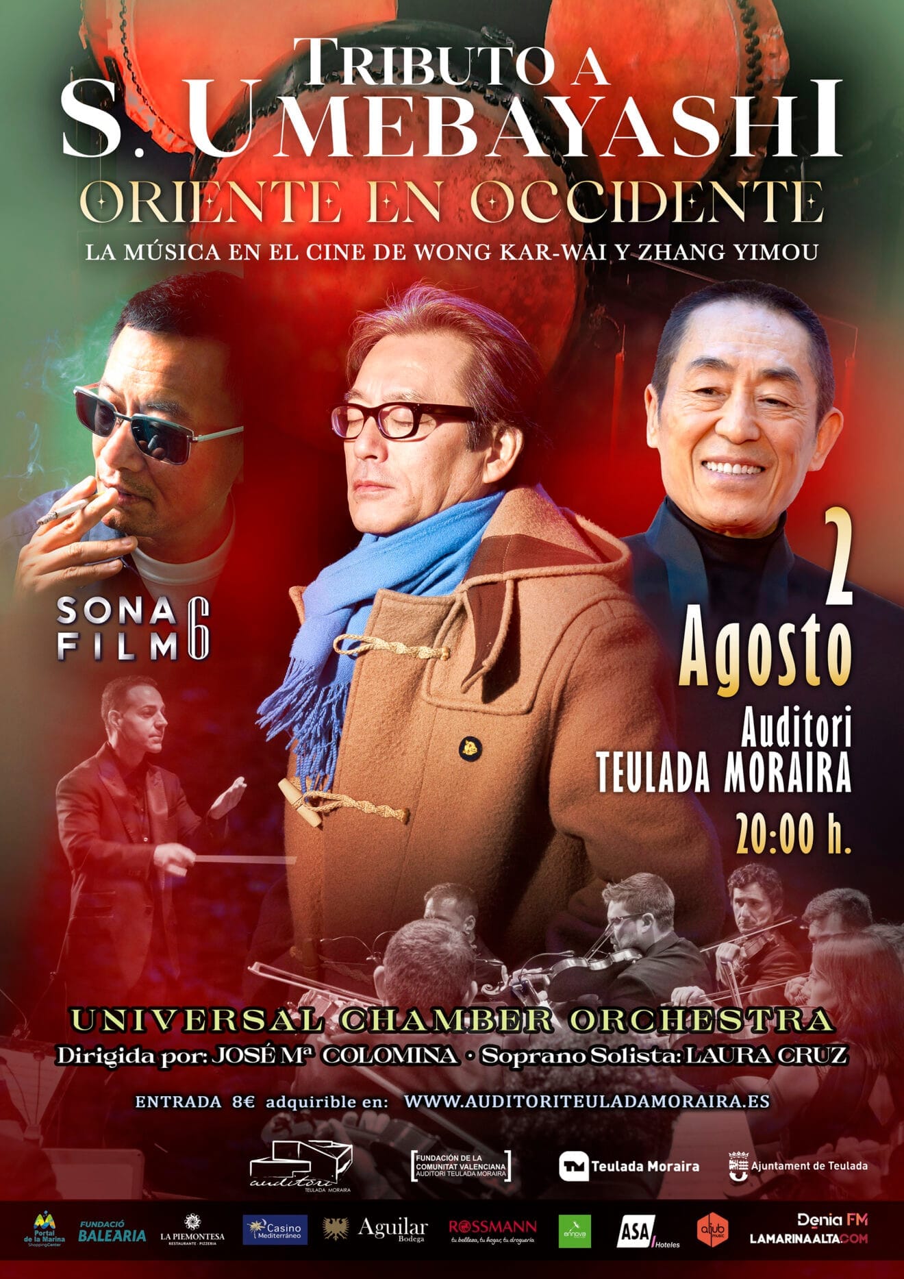 Cartel del Tributo a Shigeru Umebayashi en la sexta edición del Sonafilm 2024