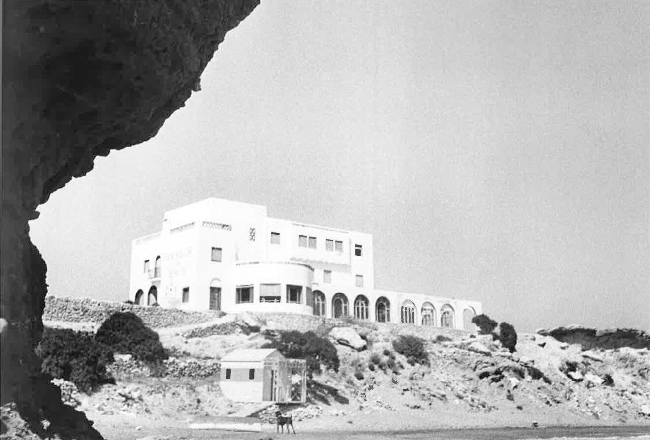 Caseta de baño del Parador de Ifach de Calp - Imagen del libro ‘Calp blanc i negre’