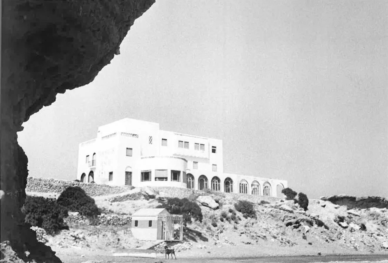 Caseta de baño del Parador de Ifach de Calp - Imagen del libro ‘Calp blanc i negre’