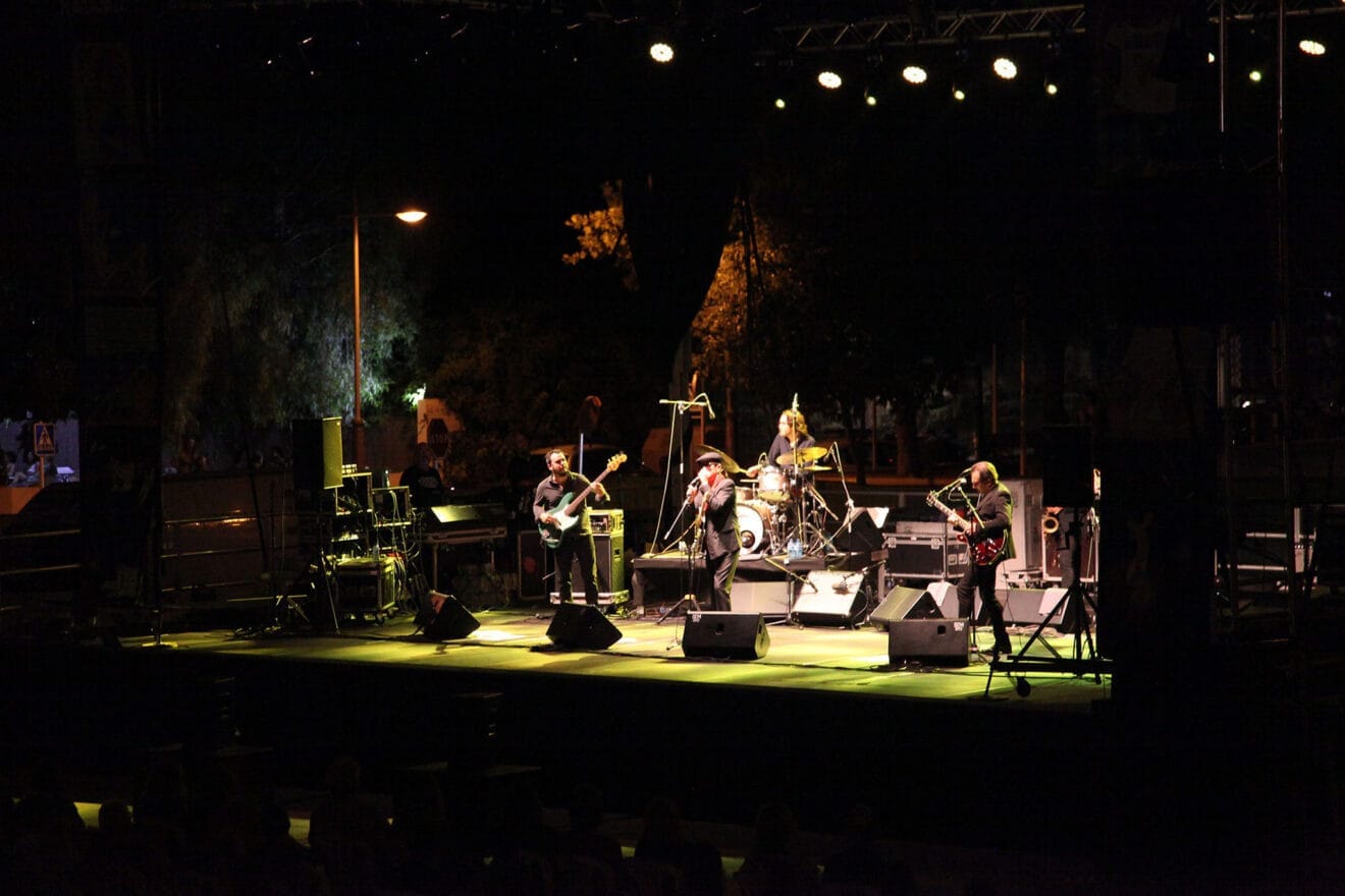 Concierto de Juan Perro y su banda en el Xàbia Jazz de 2021