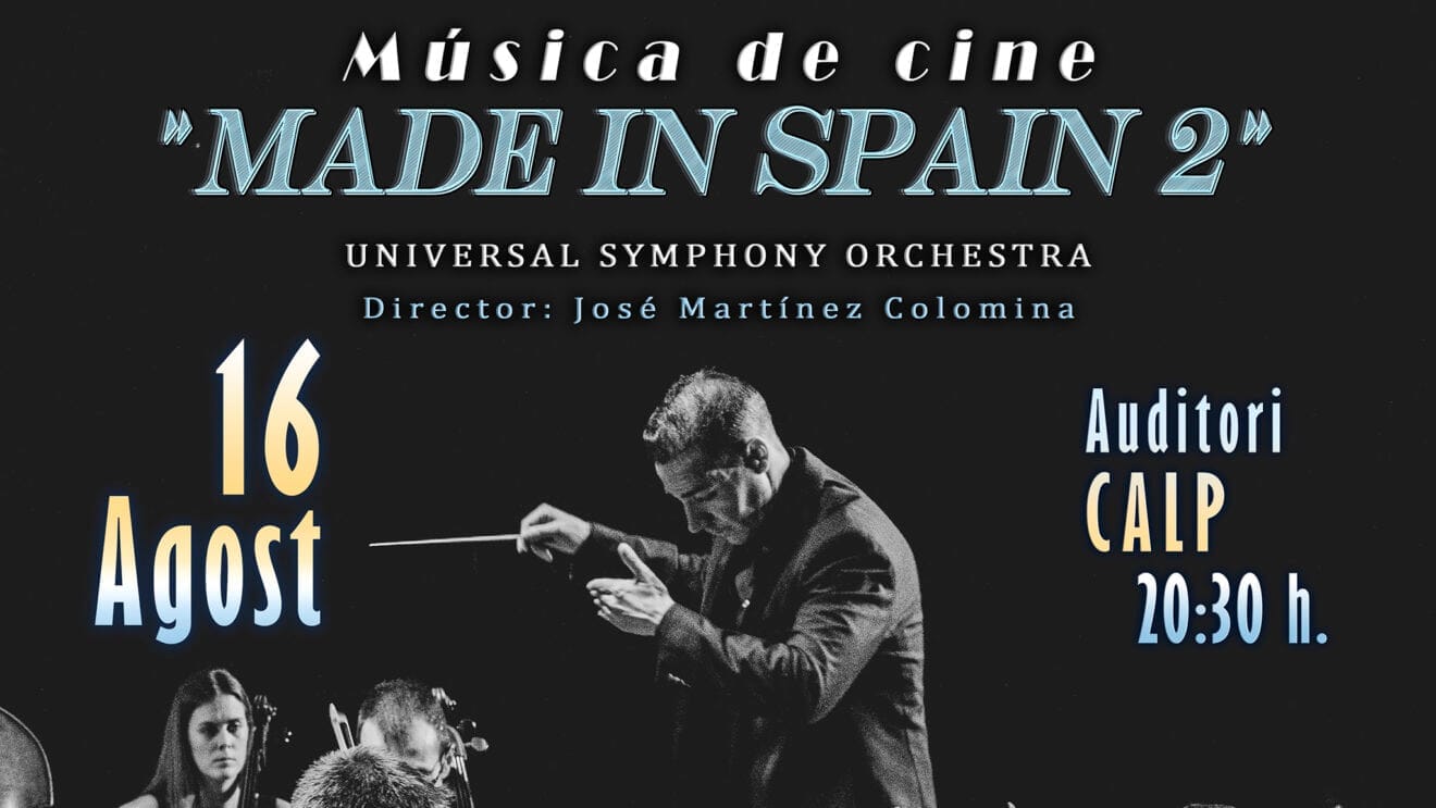 Concierto 'Música de Cine Made In Spain 2' del Sonafilm en Calp 2024