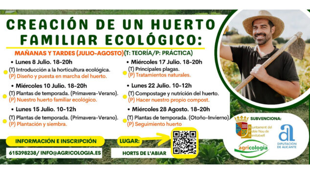 Imagen: Curso de agricultura para huertos ecológicos en Benitatxell