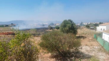 Incendio entre El Verger y Els Poblets en la partida Buscarrons