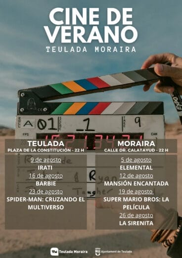 Programación cine de verano Teulada Moraira