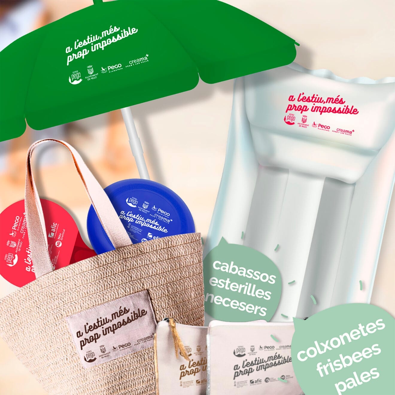 Regalos disponibles de la campaña de 'Rasca y gana con el comercio de Pego'