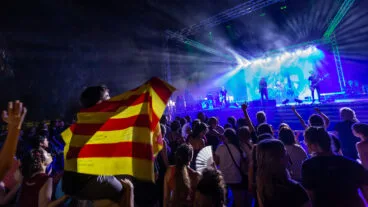 Smoking Souls en el escenario del Almadrava Rock en 2023