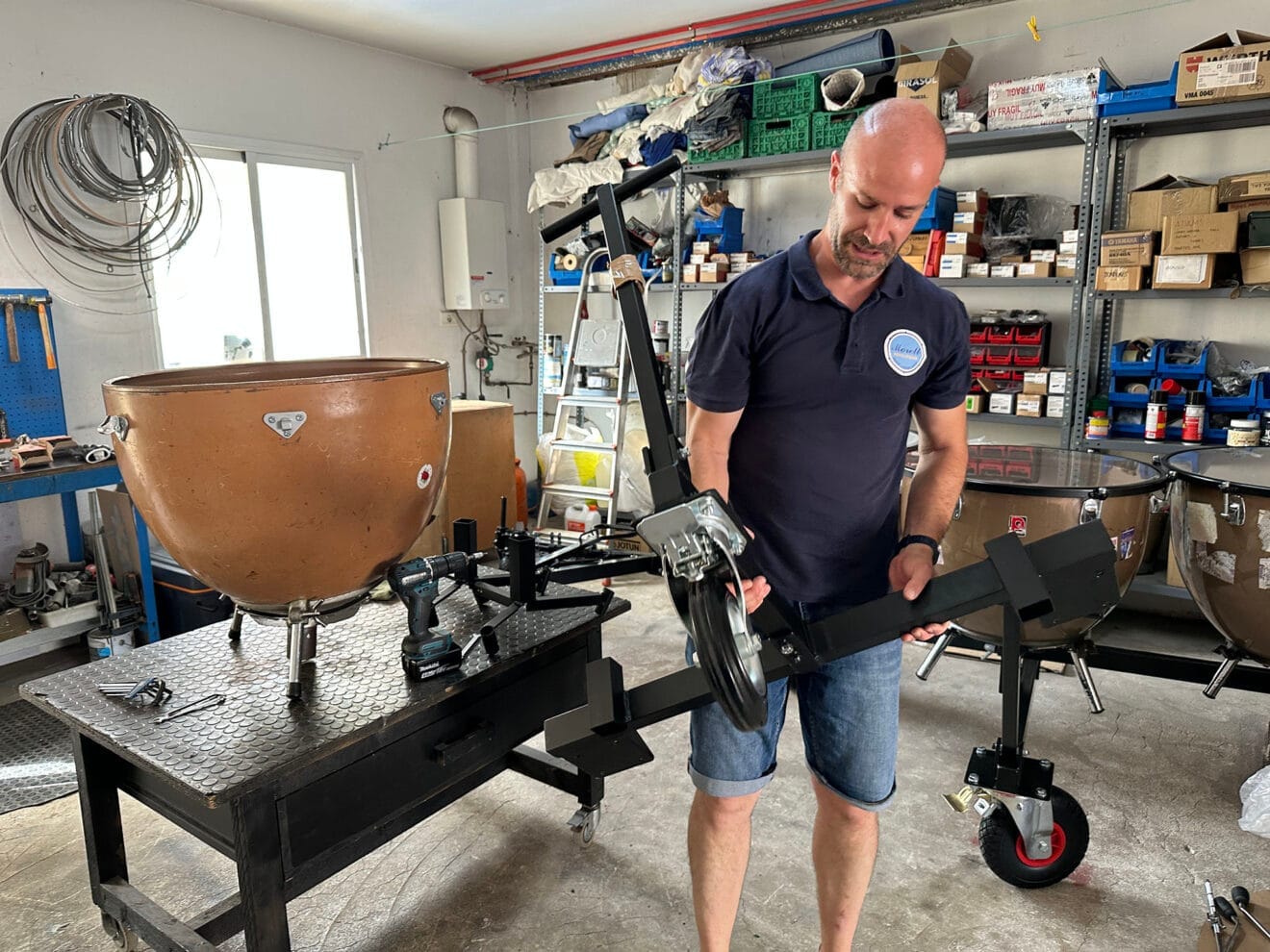 Soporte fabricado por Alex Morell