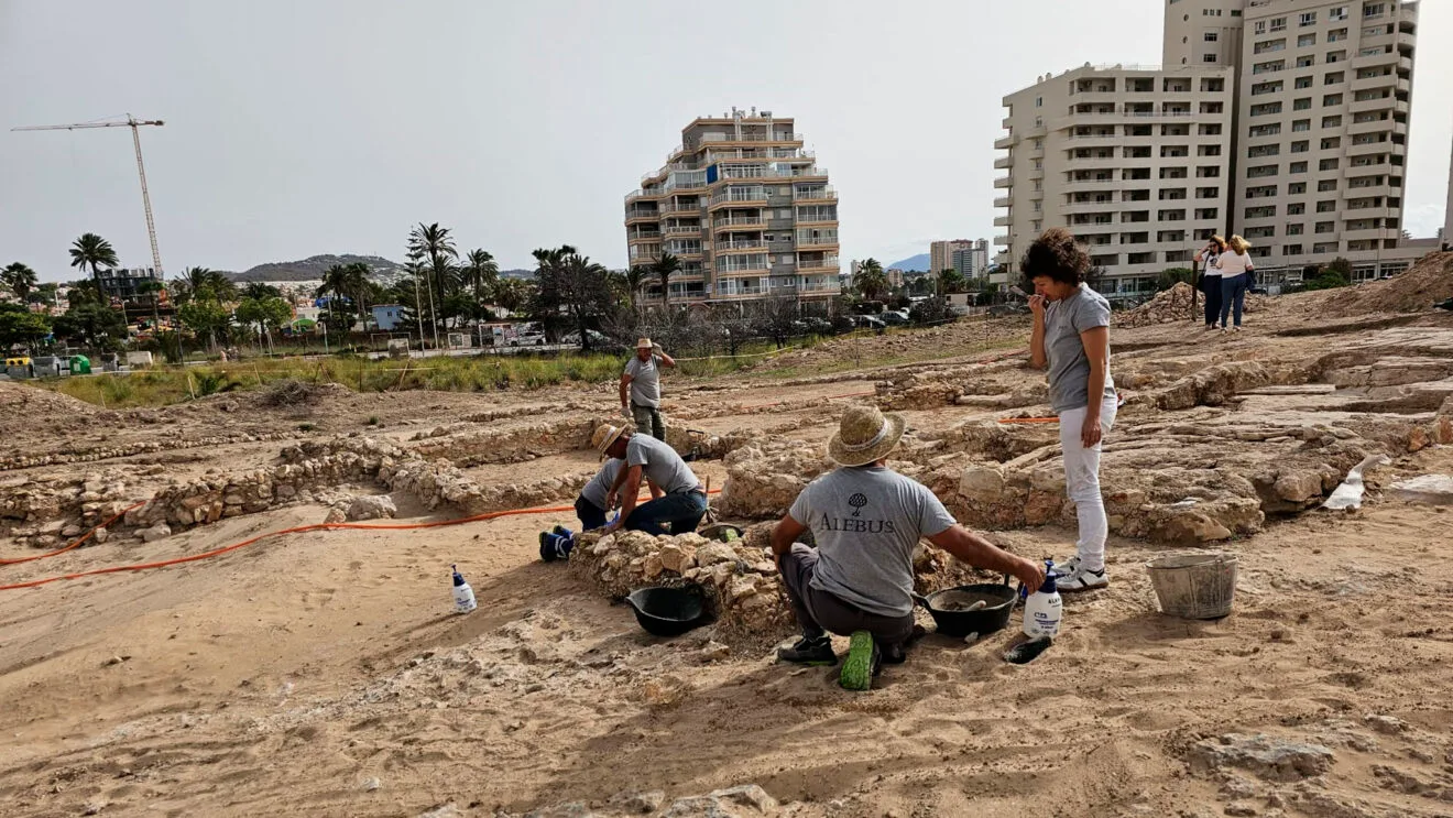 Trabajos arqueológicos en los Banys de la Reina de Calp