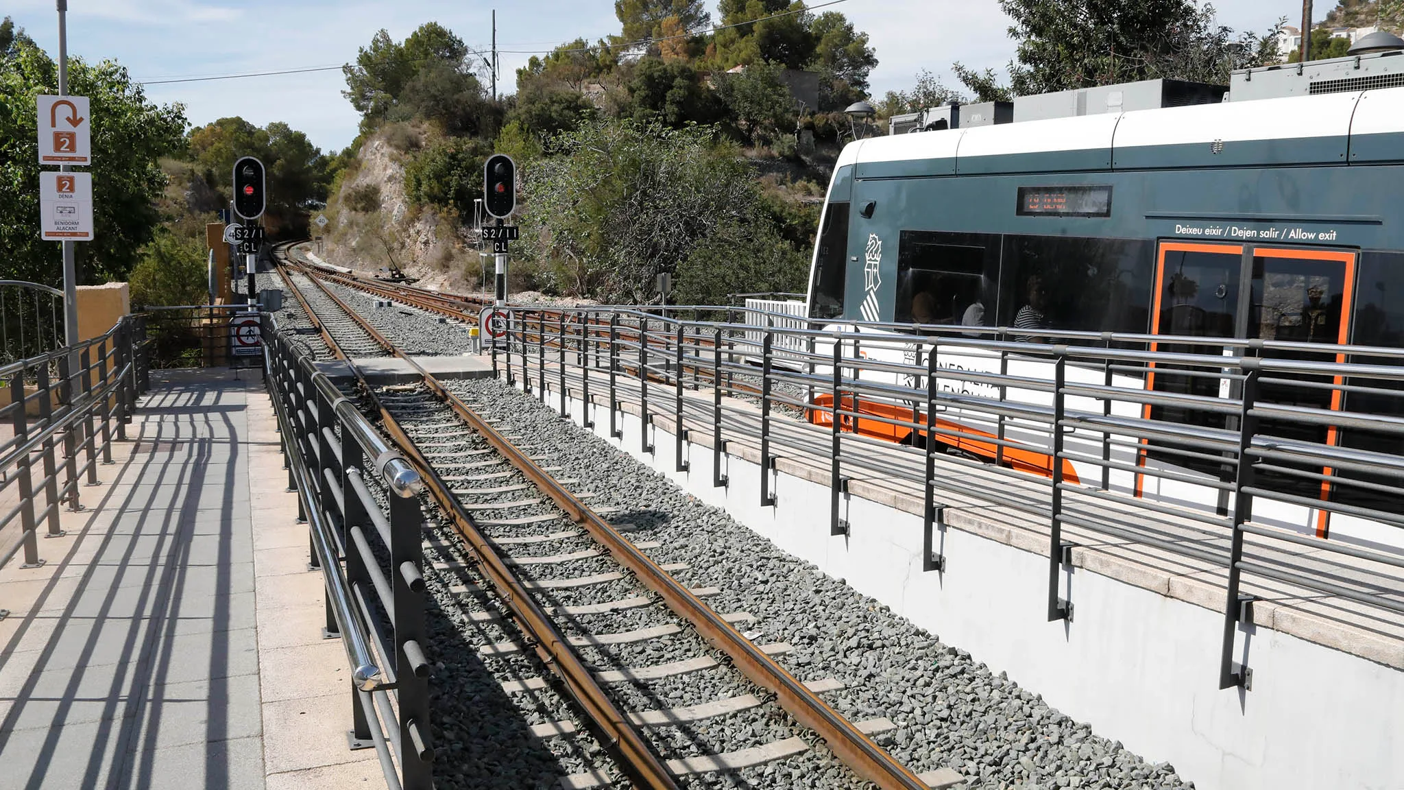 tram metropolitano de alicante en calp