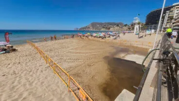 Tramo del Arenal-Bol de Calp cerrado