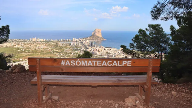 Imagen: Calp desde el banco promocional #Asómateacalpe