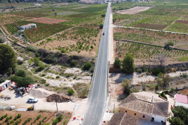 Imagen: Carretera entre Xaló y Llíber