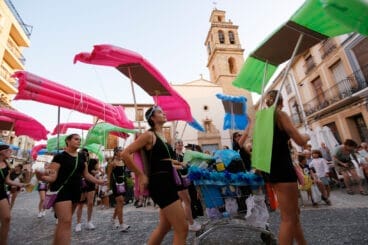 Carrozas y grupos a pie en las fiestas de Gata 2024 105