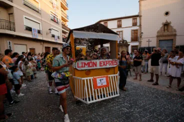 Carrozas y grupos a pie en las fiestas de Gata 2024 114