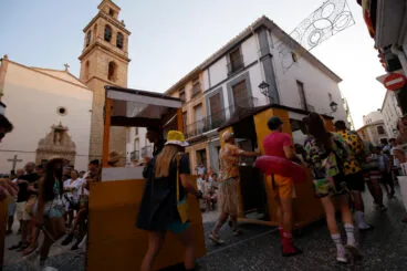 Carrozas y grupos a pie en las fiestas de Gata 2024 116